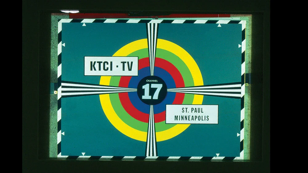 Broadcast TV test pattern for KTCI-TV